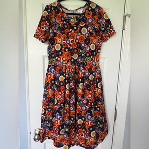 LuLaRoe Colorful Patterned Dress